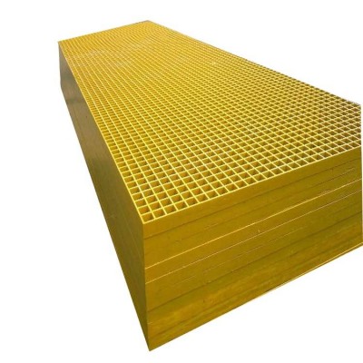 38*38mm Grp Moulded Grating 1220*3660mm Glass Fiber Reinforced Pultruded Panels Colorful Plastic Composite Grating Sheet